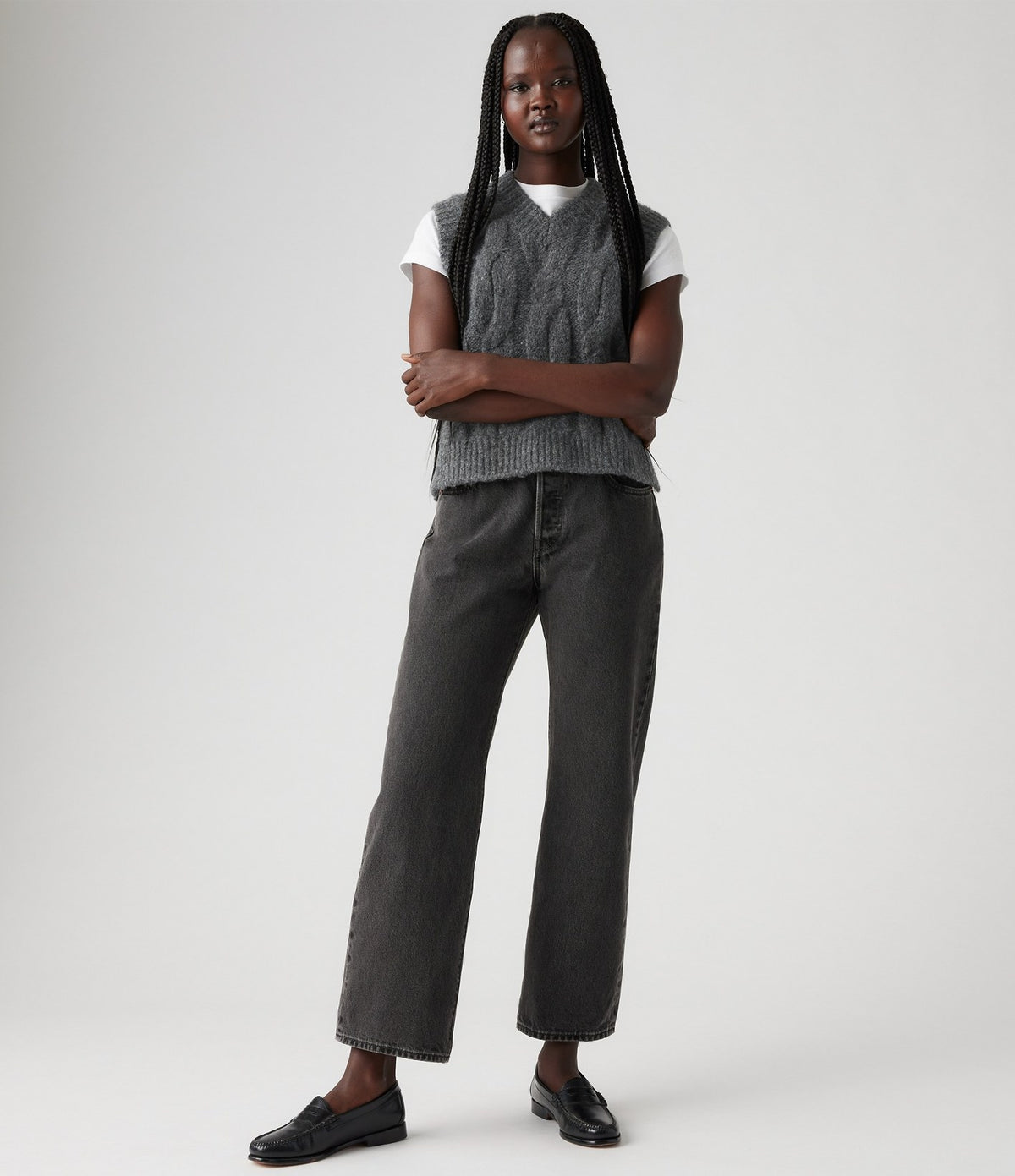 Levi's 501 90s Ankle Negro Lavado - vista 2