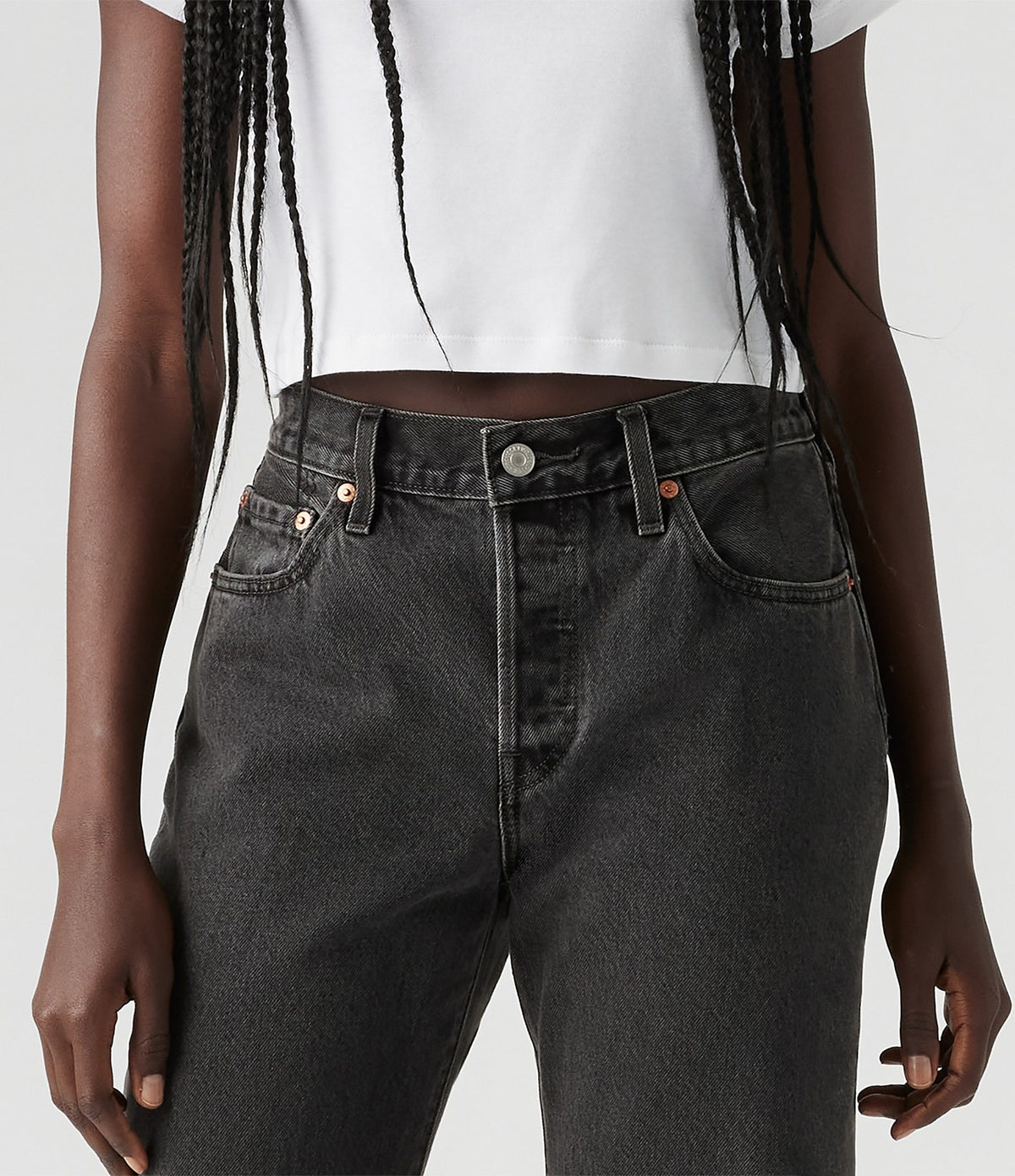 Levi's 501 90s Ankle Negro Lavado - vista 6
