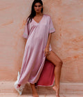 Wild and Salty Lilac Kaftan Lilac