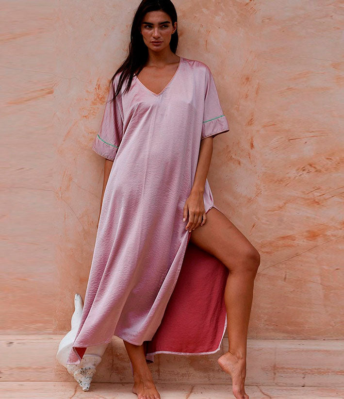 Wild And Salty Lilac Kaftan Lilac