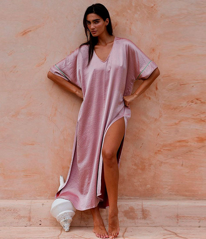 Wild And Salty Lilac Kaftan Lilac