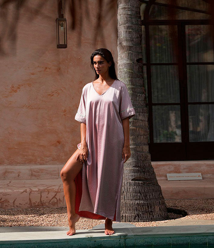 Wild And Salty Lilac Kaftan Lilac