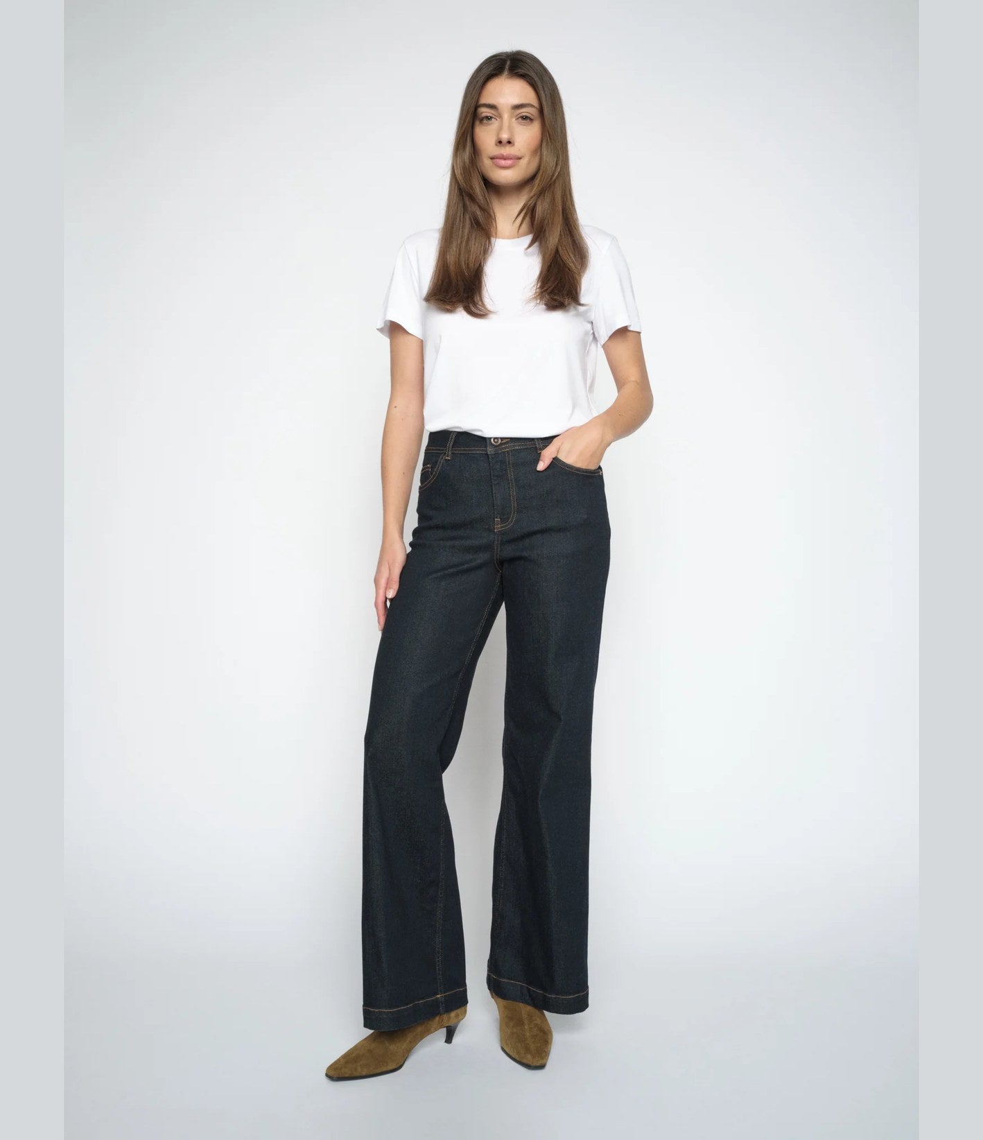 Mos Mosh Dara Deluxe Jeans Azul Índigo