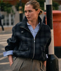 Mos Mosh Camille Check Jacket Azul Marino