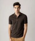 Mos Mosh Harvey Polo Chocolate Brown