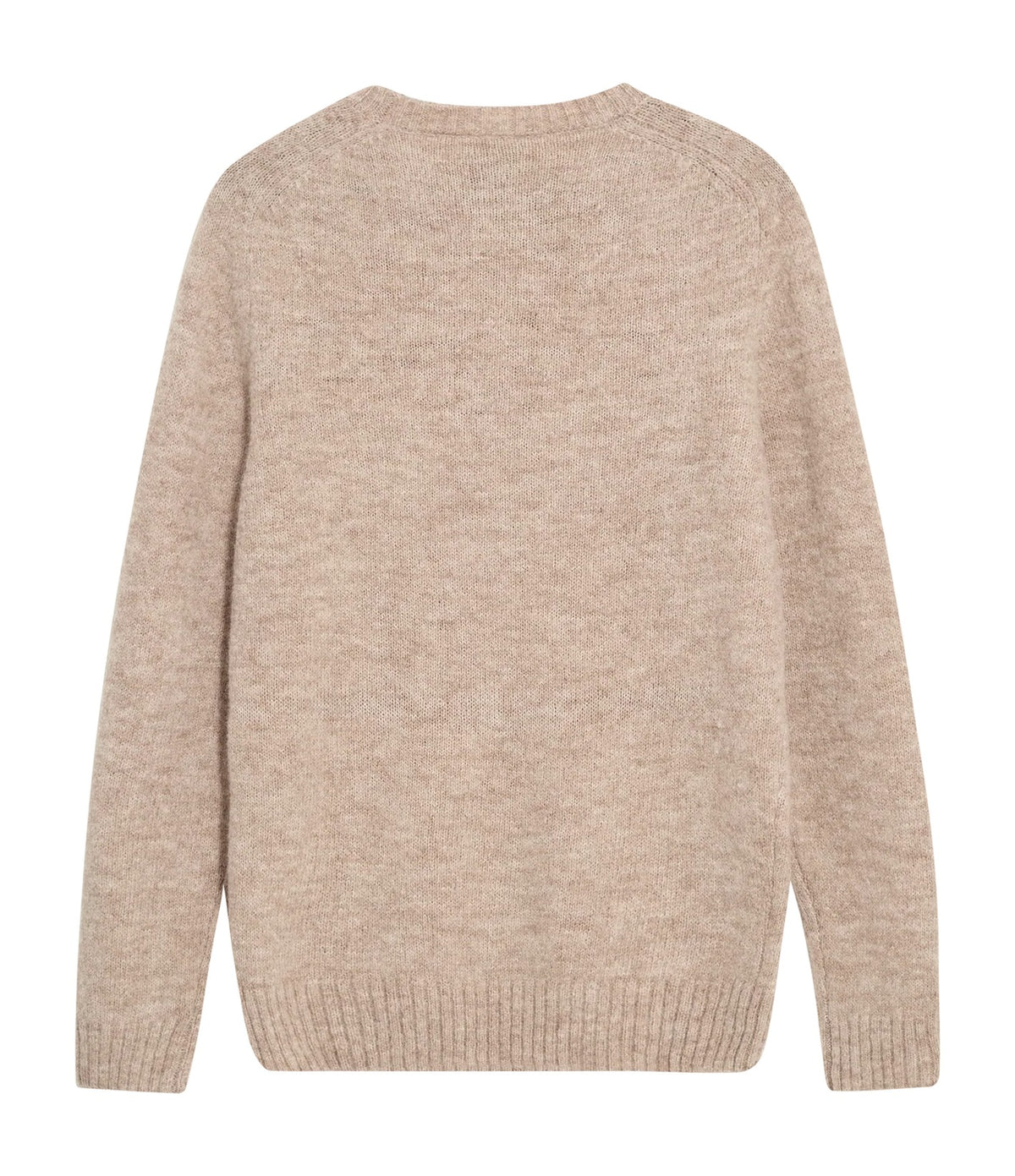 Mos Mosh Carlos Crew Neck Knit Light Grey Melange