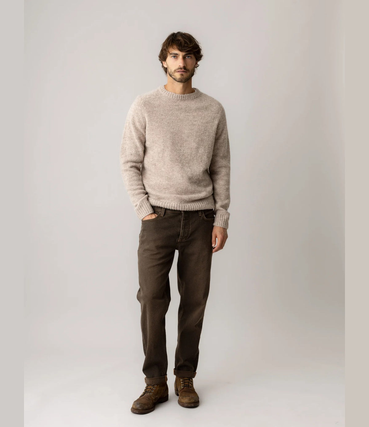 Mos Mosh Andrew Woods Jeans Chocolate Brown