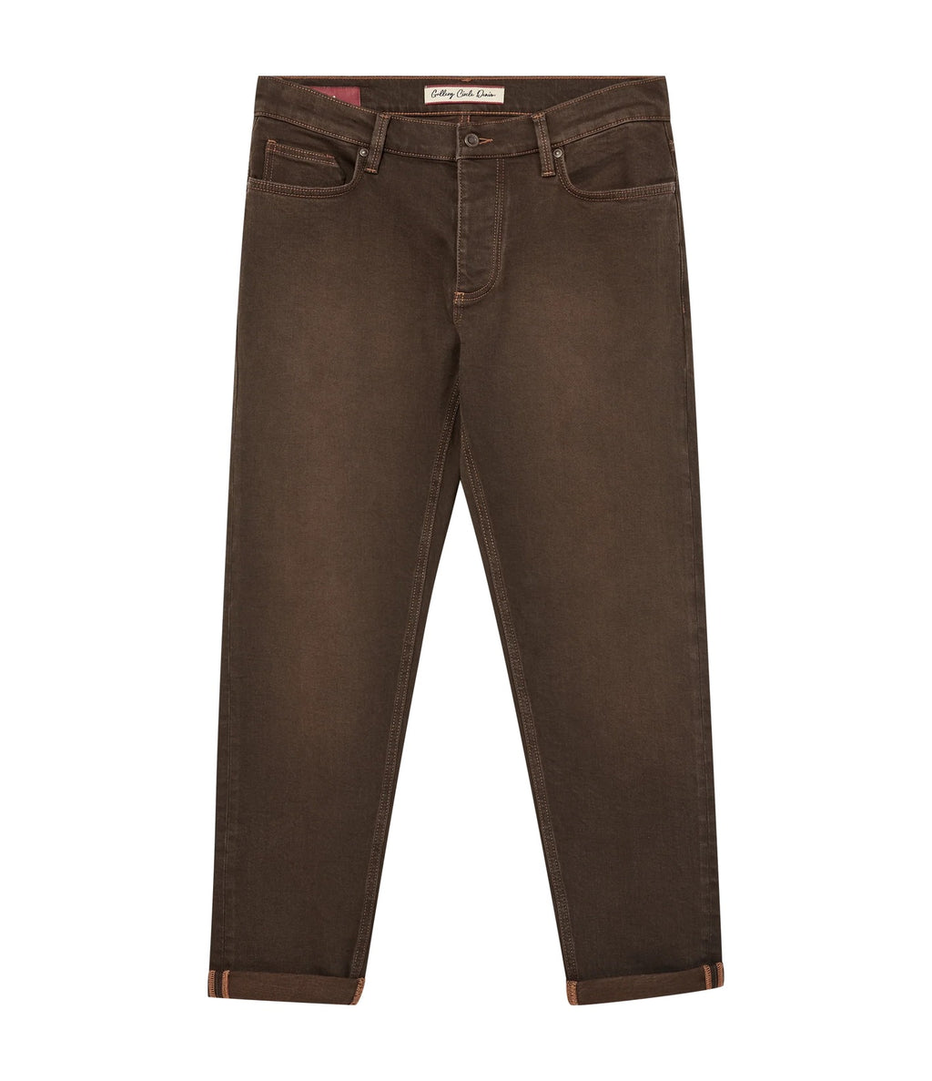 Mos Mosh Andrew Woods Jeans Chocolate Brown - vista 3