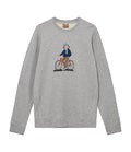Mos Mosh Ludvig Crew Sweat Grey Melange