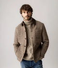 Mos Mosh Warren Tweed Jacket Chocolate Brown