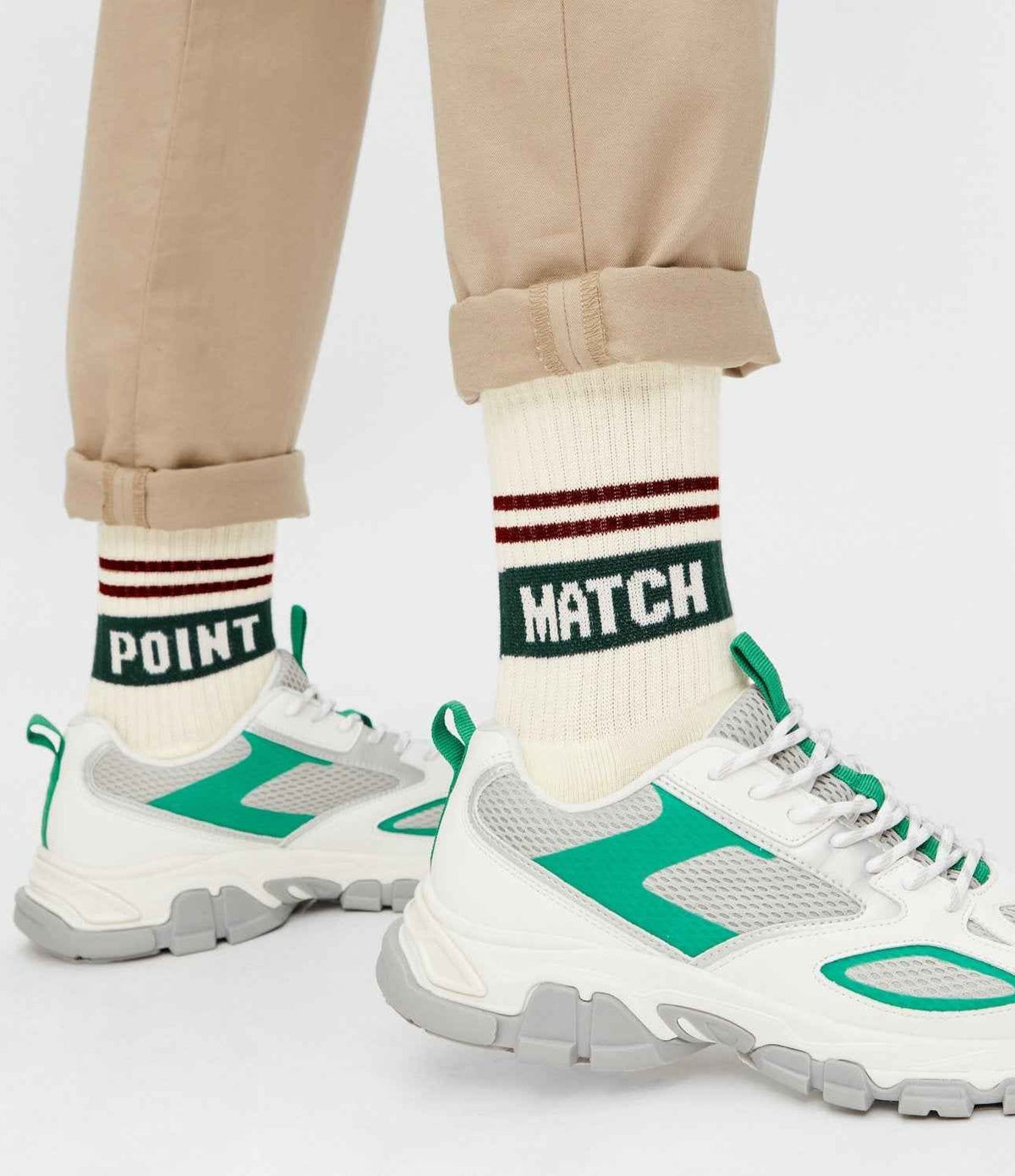Natural Vibes Match Point Tennis Socks