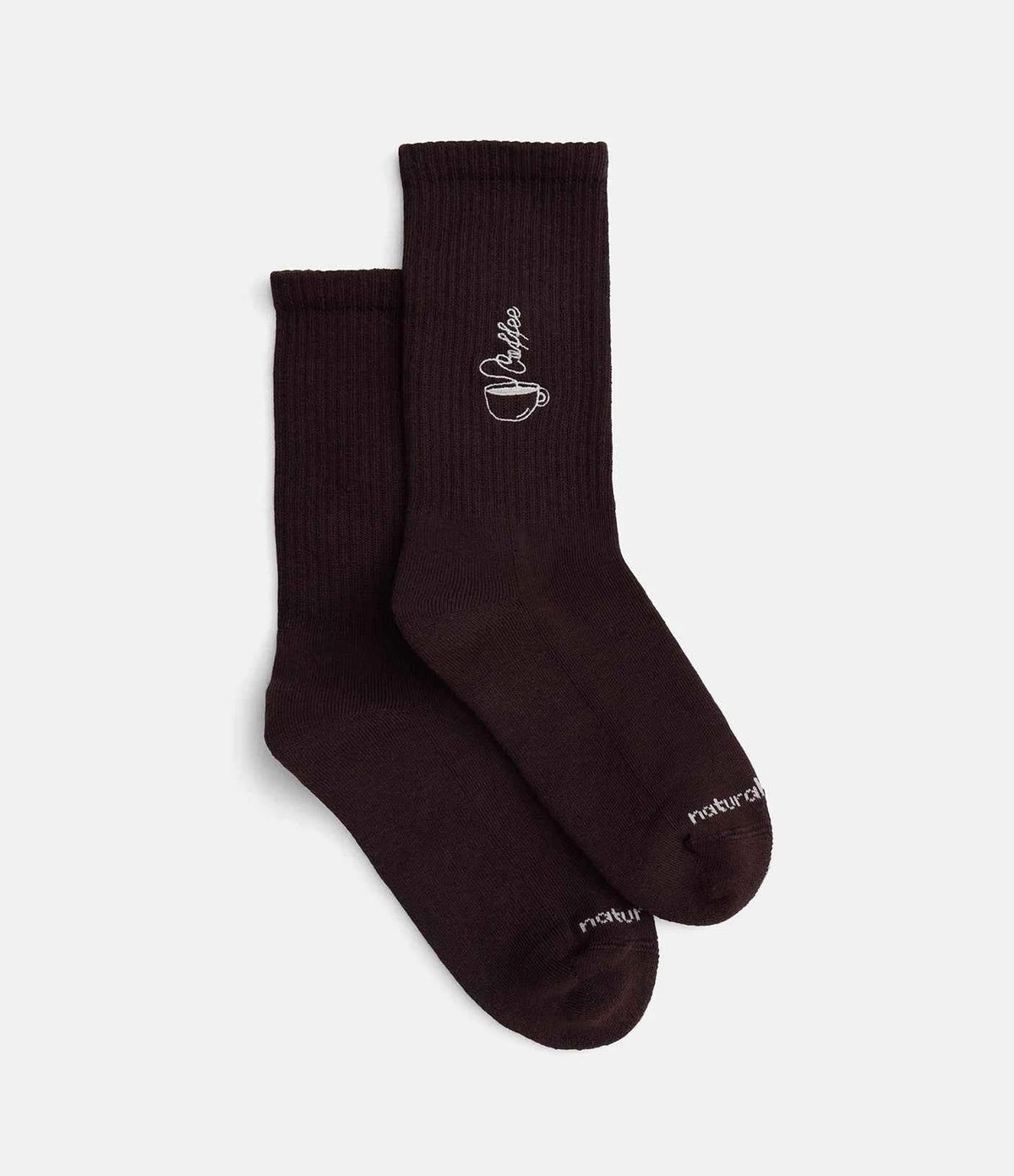 Natural Vibes Coffee Cup Tennis Socks