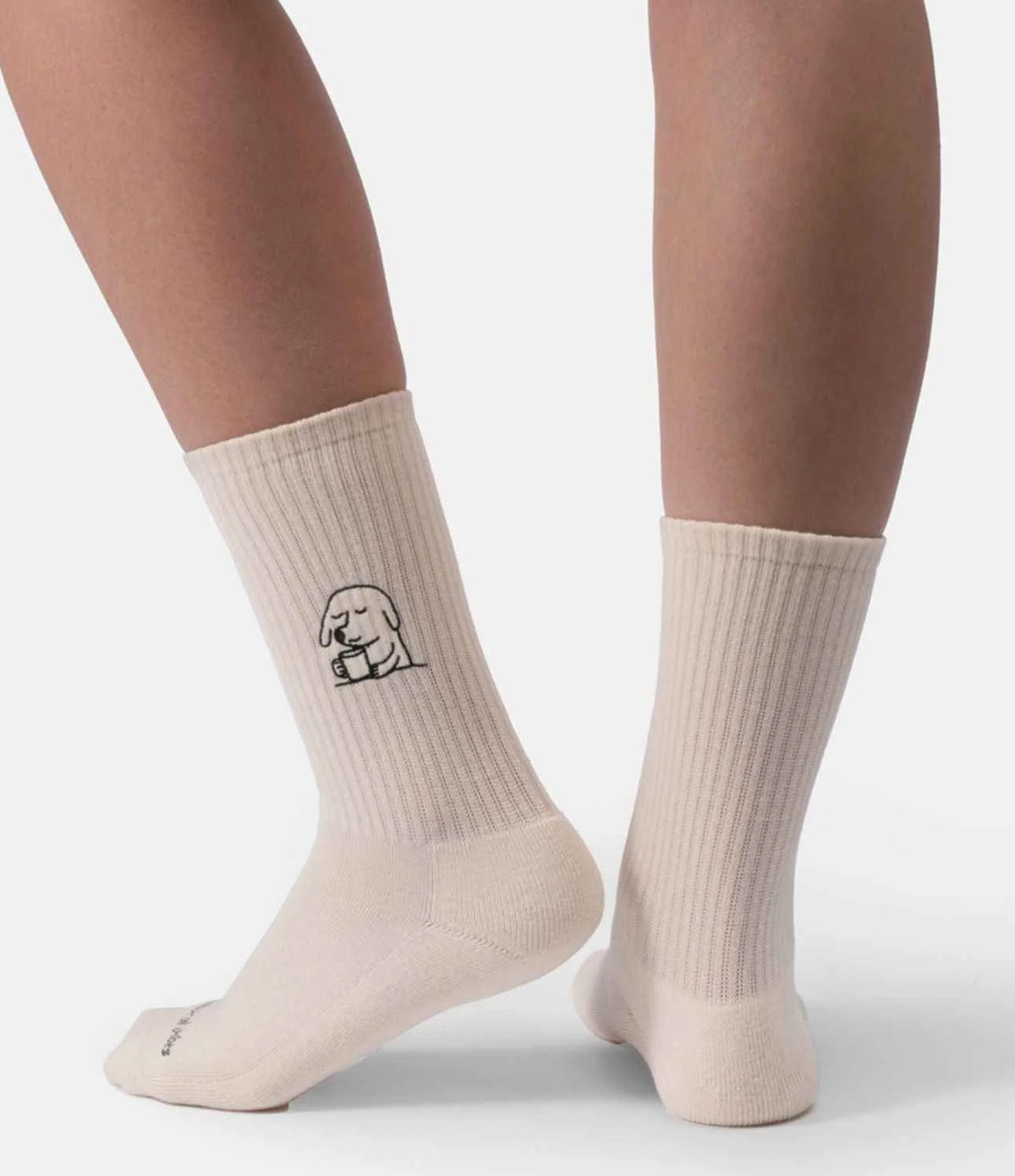 Natural Vibes Dog with Cup Tennis Socks