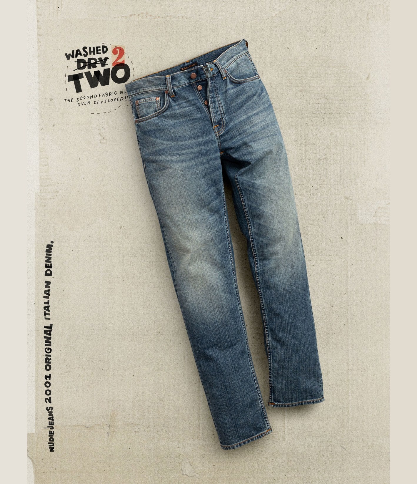 Nudie Jeans Rad Rufus Echoed Gold