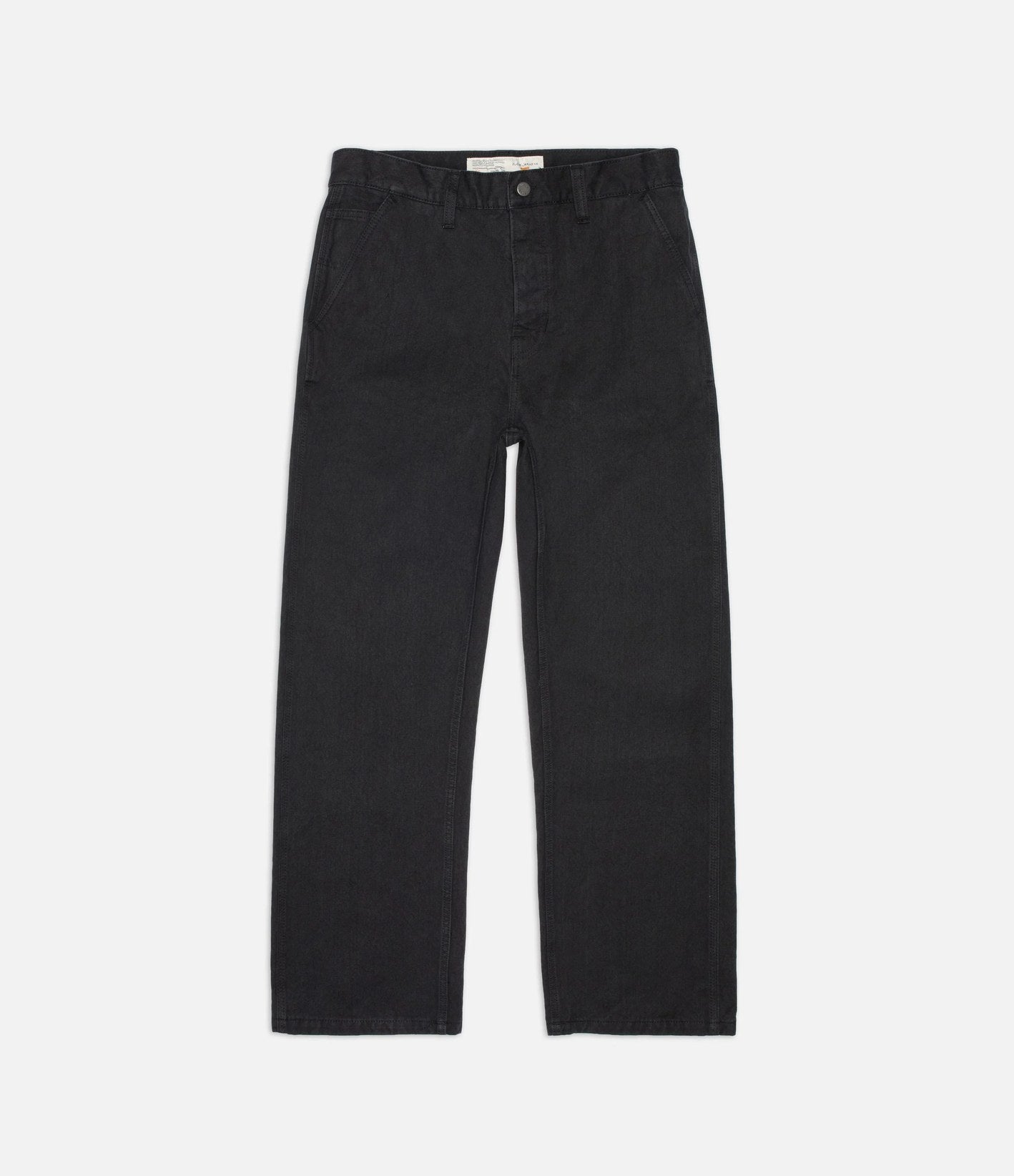 Nudie Jeans Tuff Tony Pants Duck Canvas Black