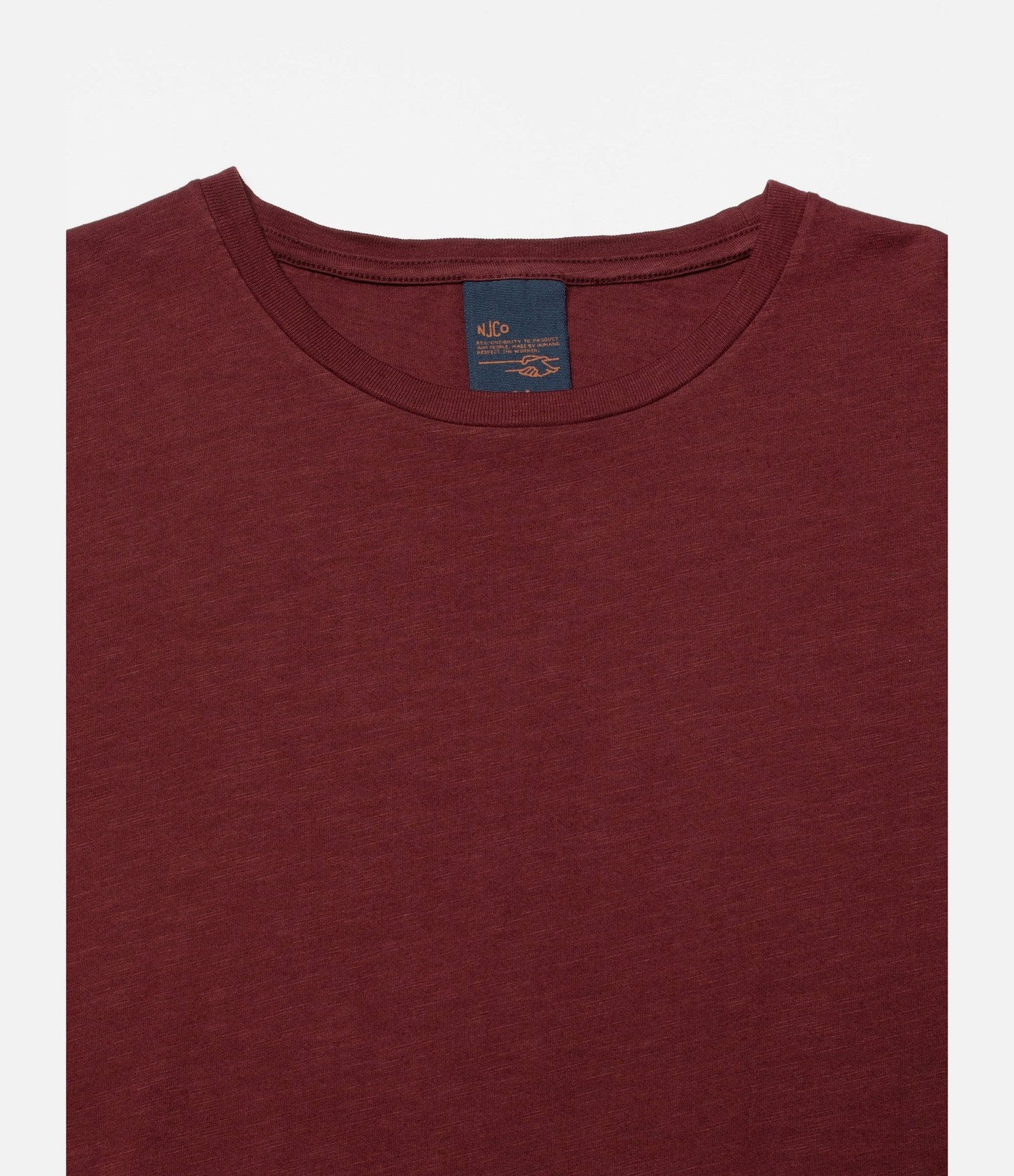 Nudie Jeans Roffe Tee Burgundy