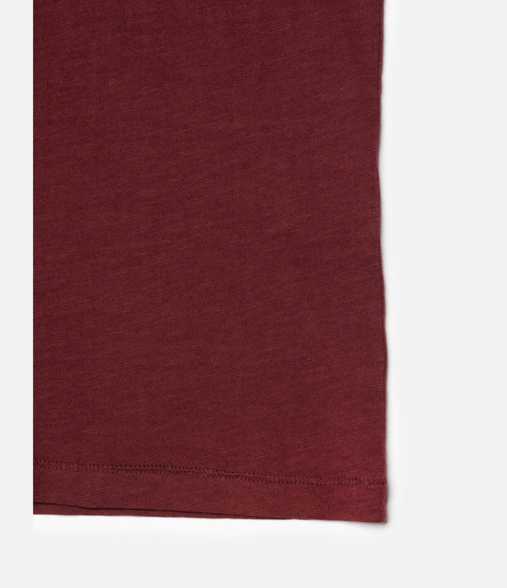 Nudie Jeans Roffe Tee Burgundy