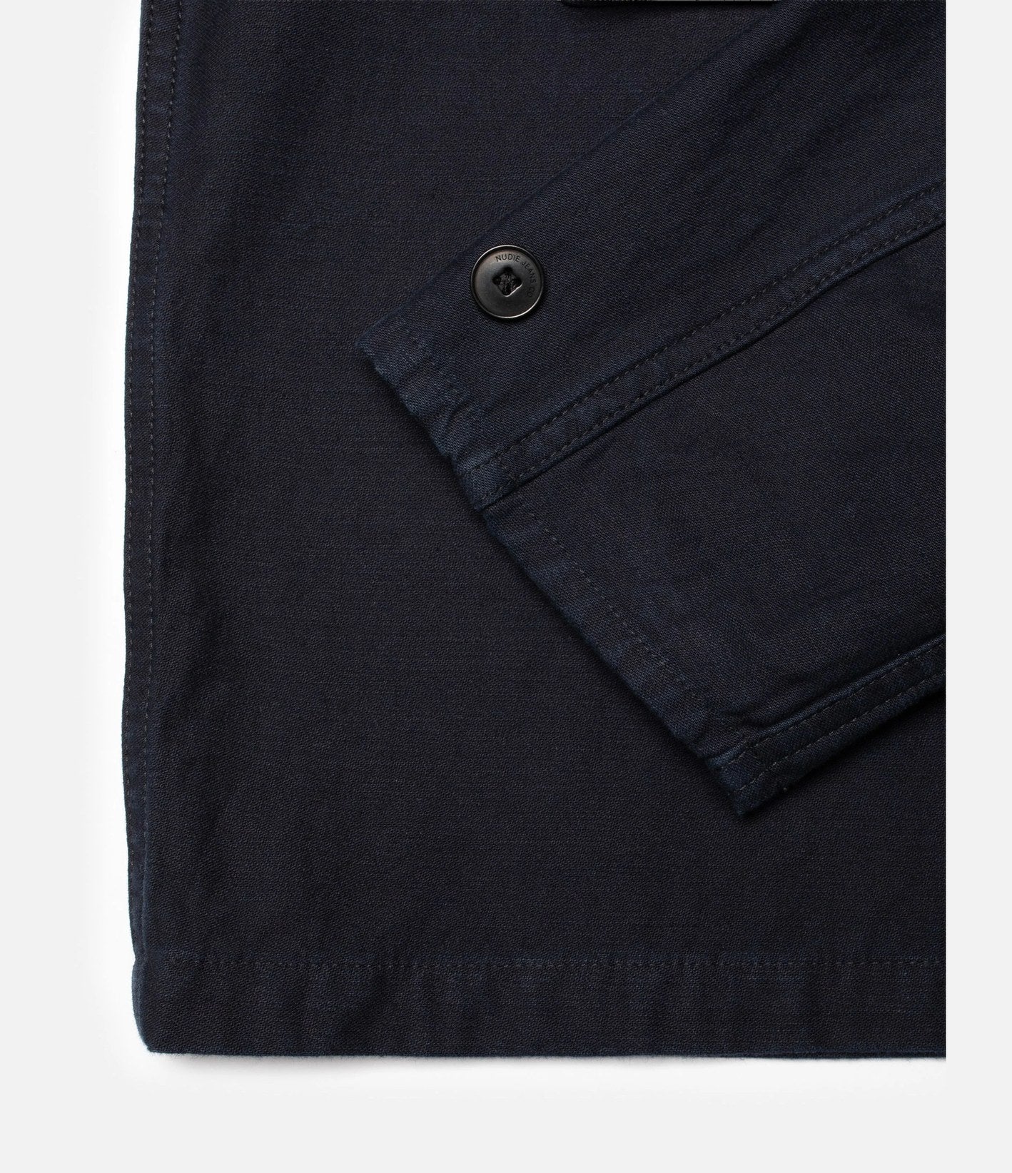 Nudie Jeans Nino Shirt Back Sateen Indigo