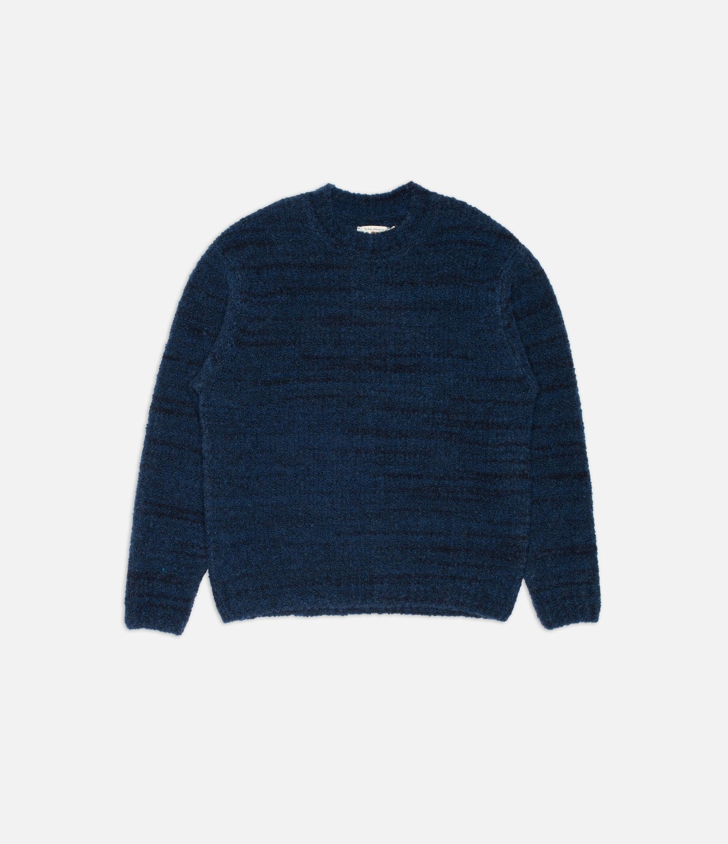 Nudie Jeans Gurra Boucle Sweater Blue