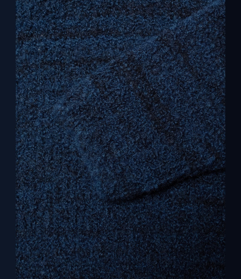 Nudie Jeans Gurra Boucle Sweater Blue