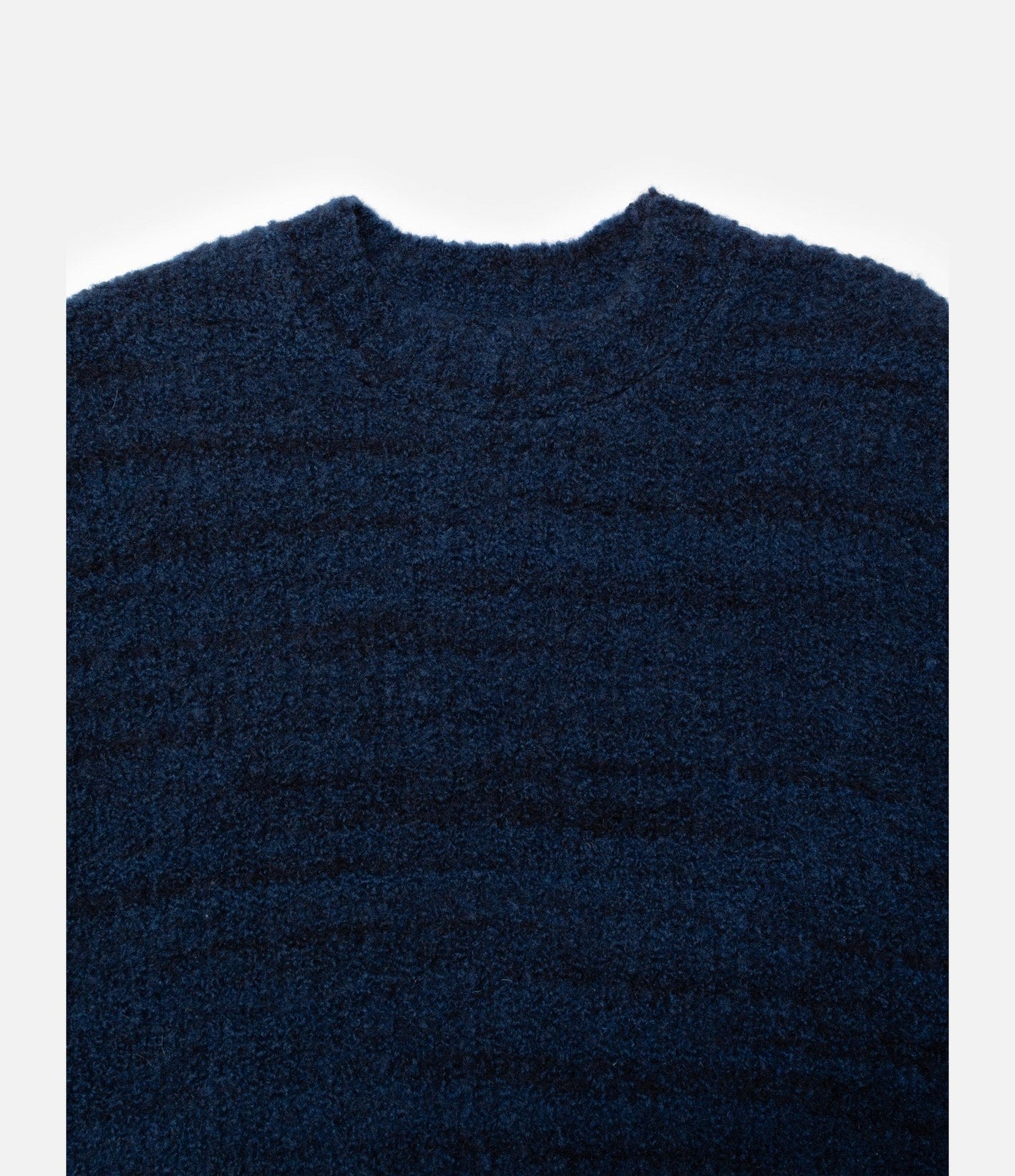 Nudie Jeans Gurra Boucle Sweater Blue