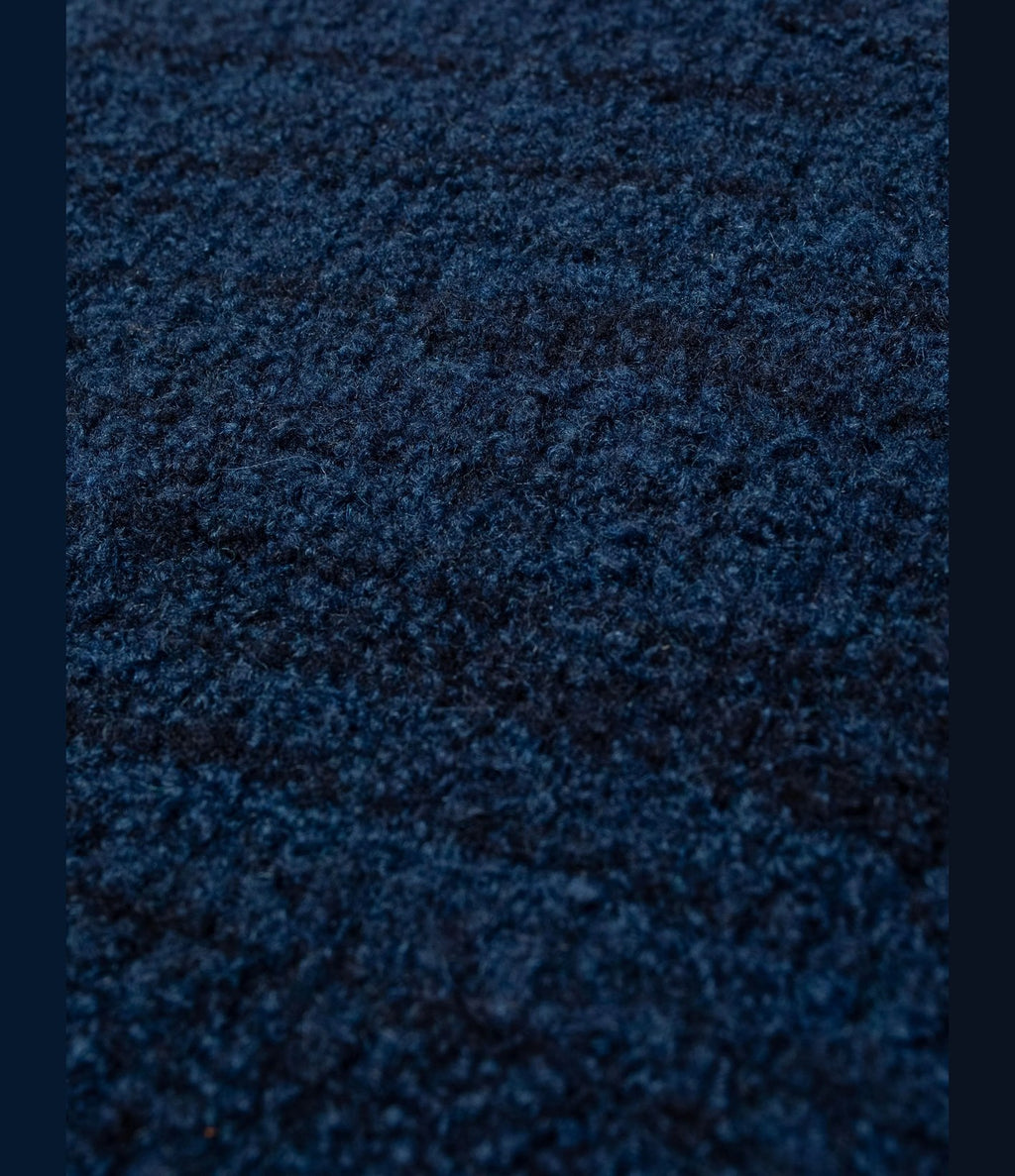 Nudie Jeans Gurra Boucle Sweater Blue
