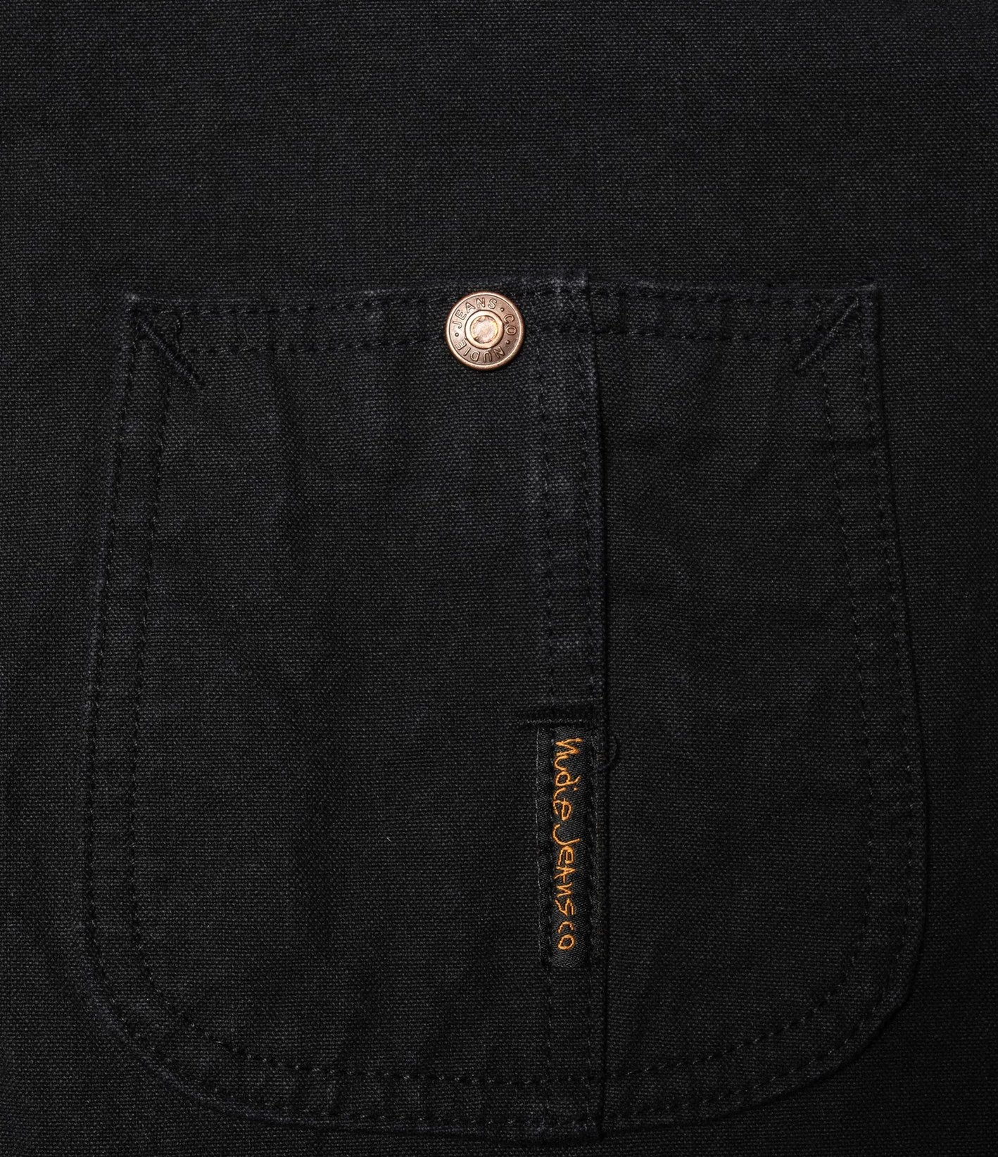 Nudie Jeans Howie Chore Jacket Duck Canvas Black