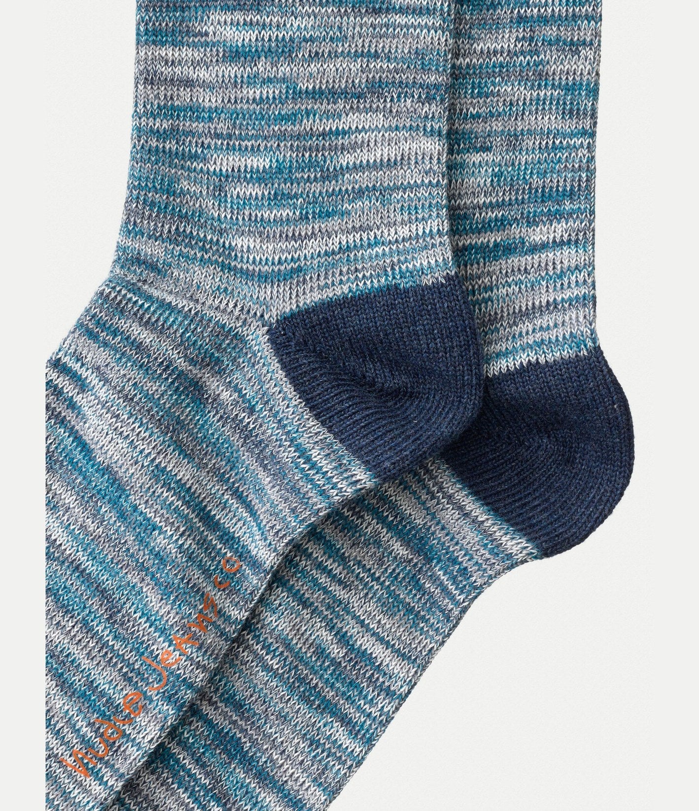 Nudie Jeans Rasmusson Multi Yarn Socks Blue