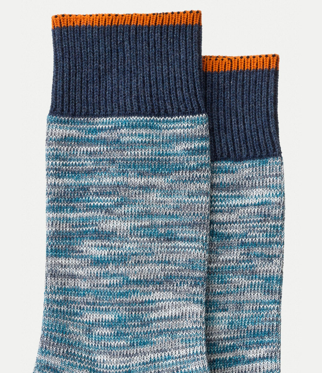 Nudie Jeans Rasmusson Multi Yarn Socks Blue