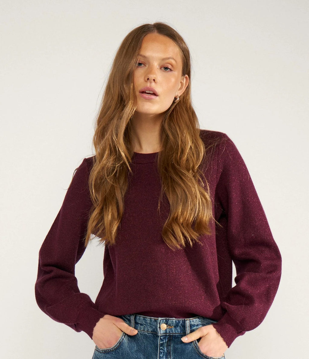 Numph Nubir Solid Pullover Fig