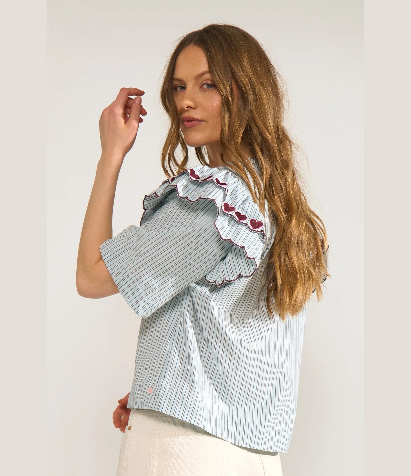 Numph Nuditty Blouse Floaty Blue