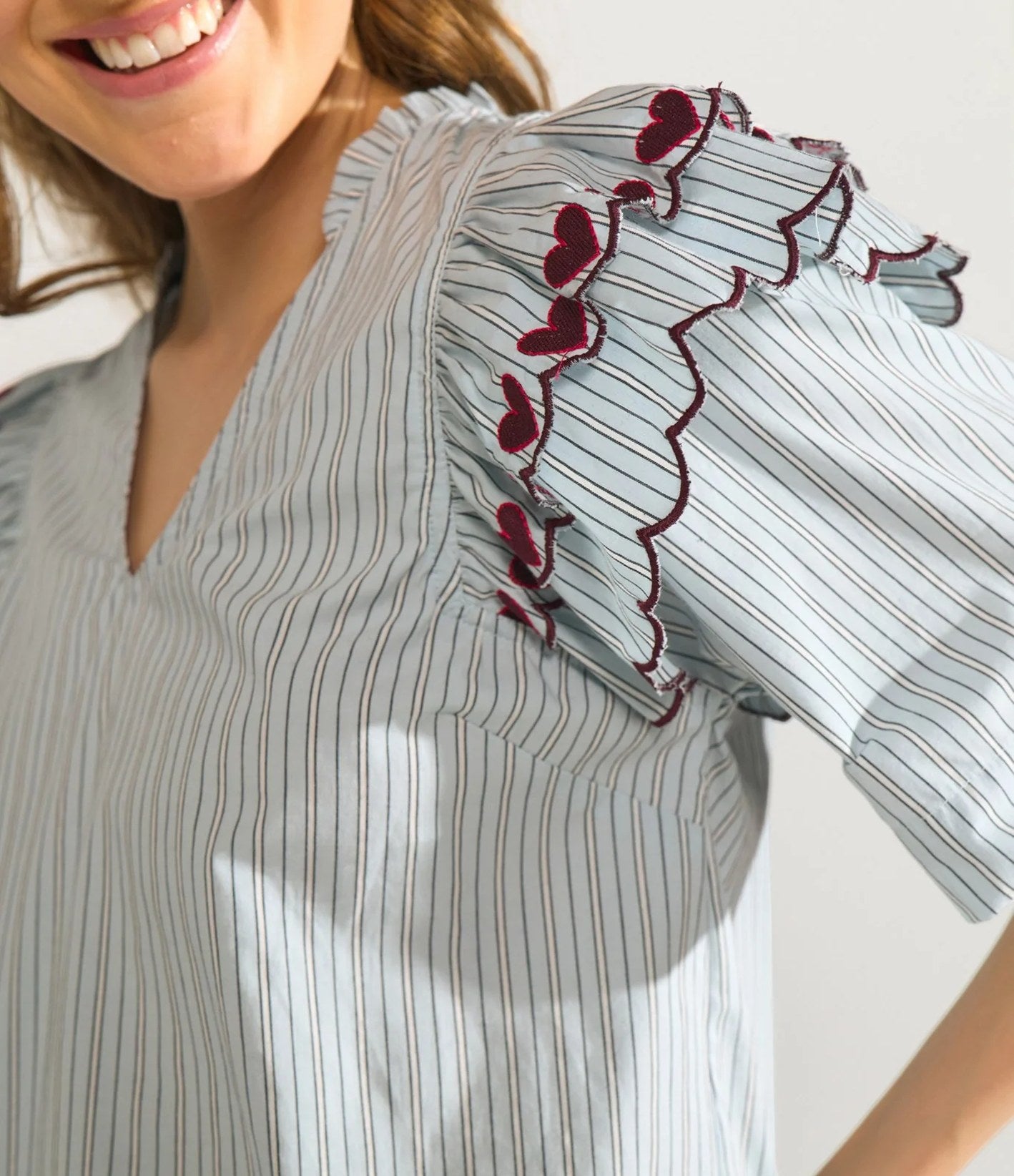 Numph Nuditty Blouse Floaty Blue