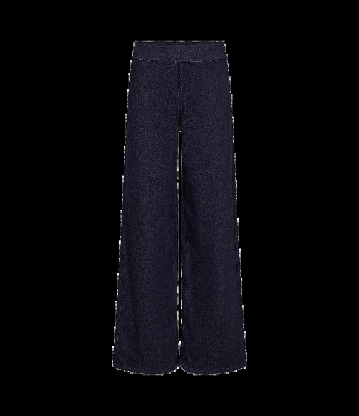 Numph NuSeattle HR Wide Jeans Dark Blue Denim