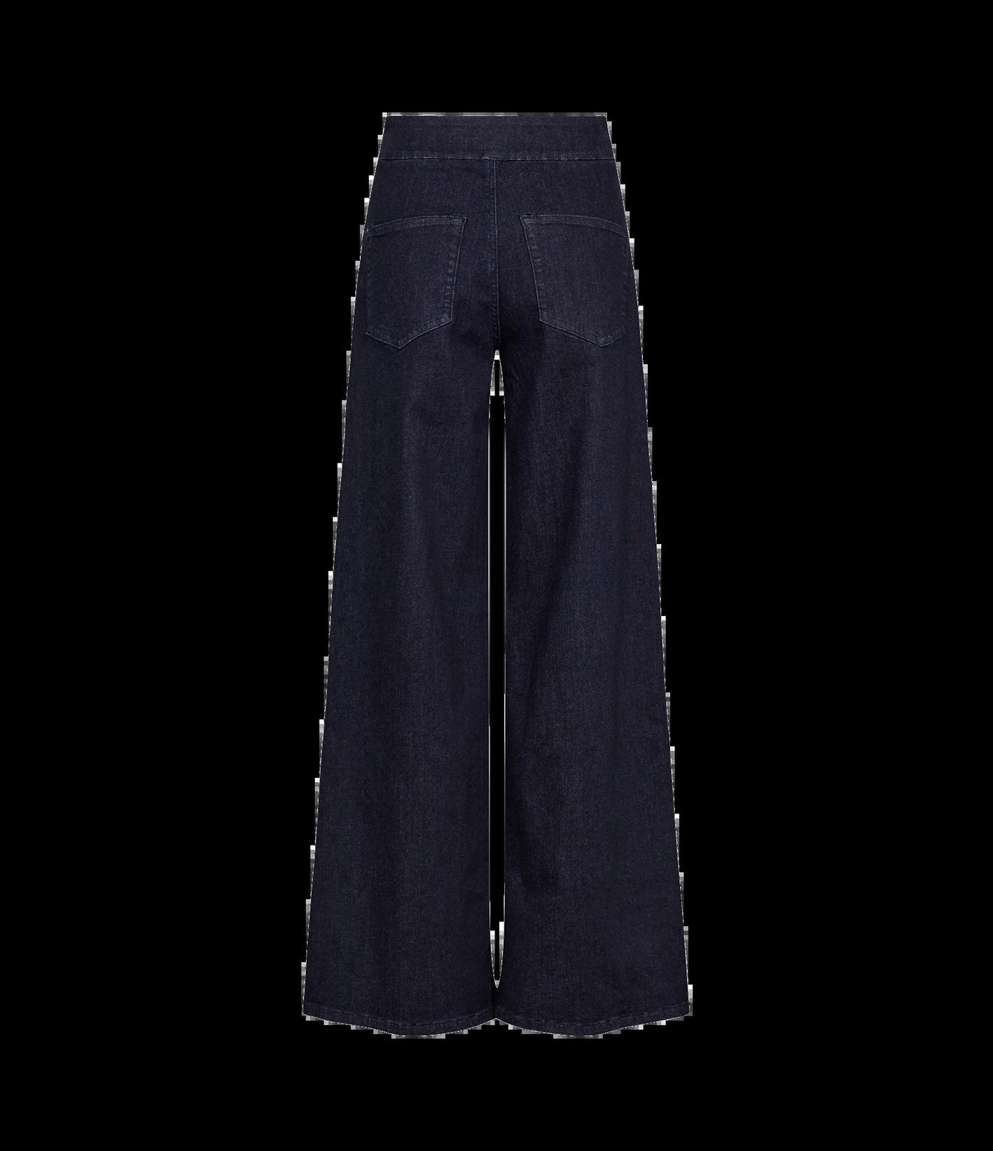 Numph NuSeattle HR Wide Jeans Dark Blue Denim