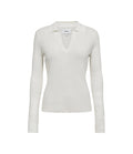 Numph Nusebila Polo Blouse Cloud Dancer