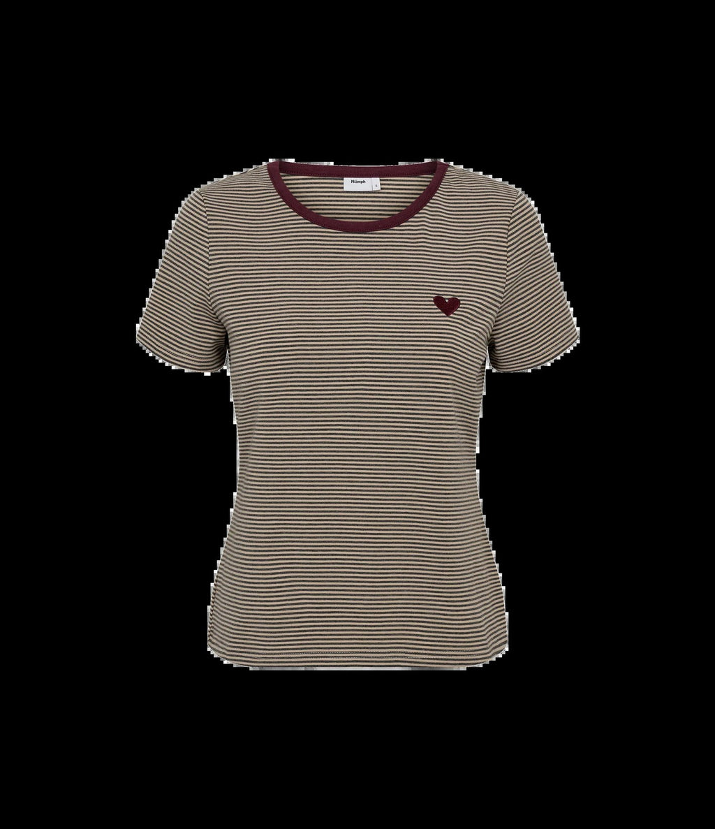 Numph Nualexa T-shirt Silver Mink
