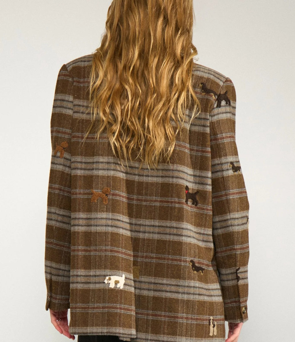 Numph Nuezma Oversize Blazer Kelp