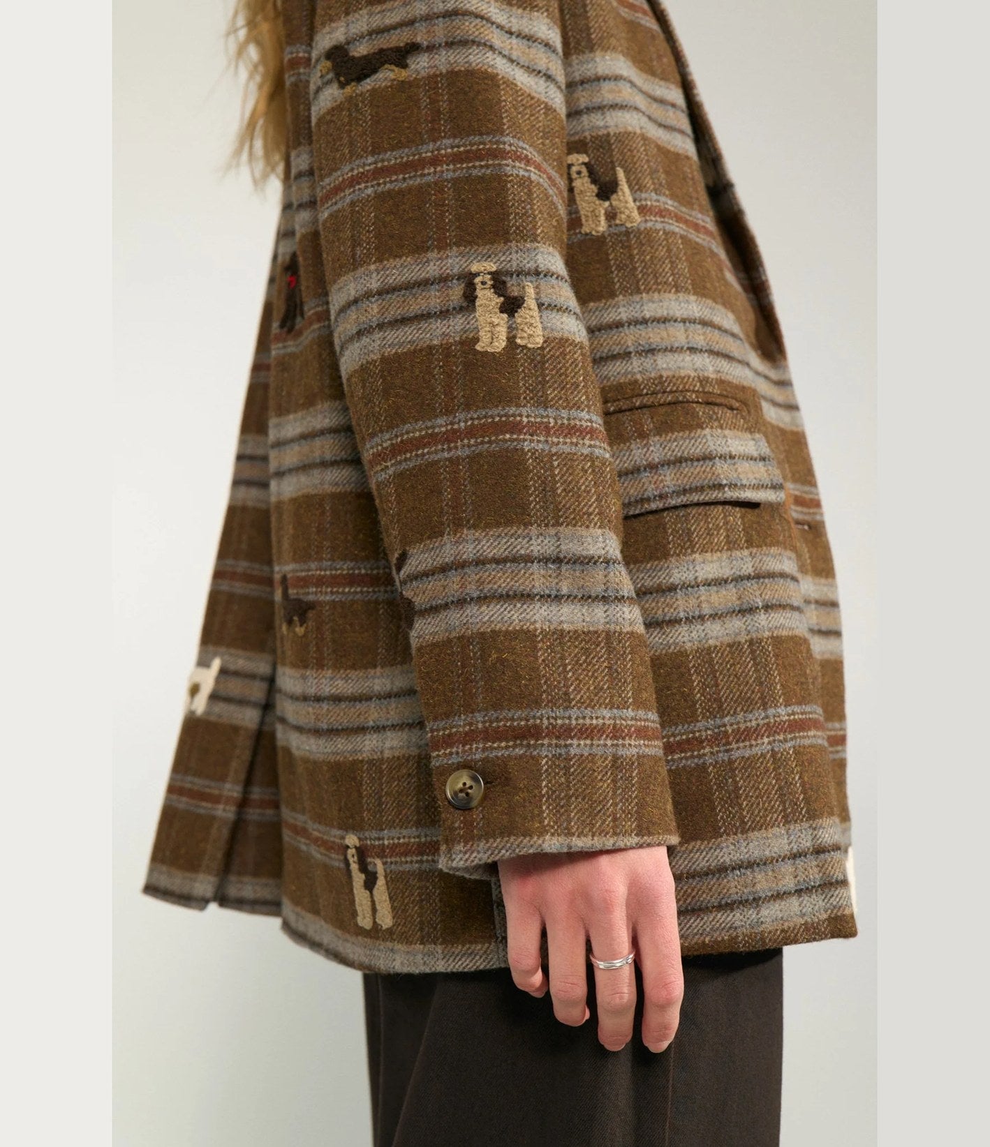 Numph Nuezma Oversize Blazer Kelp