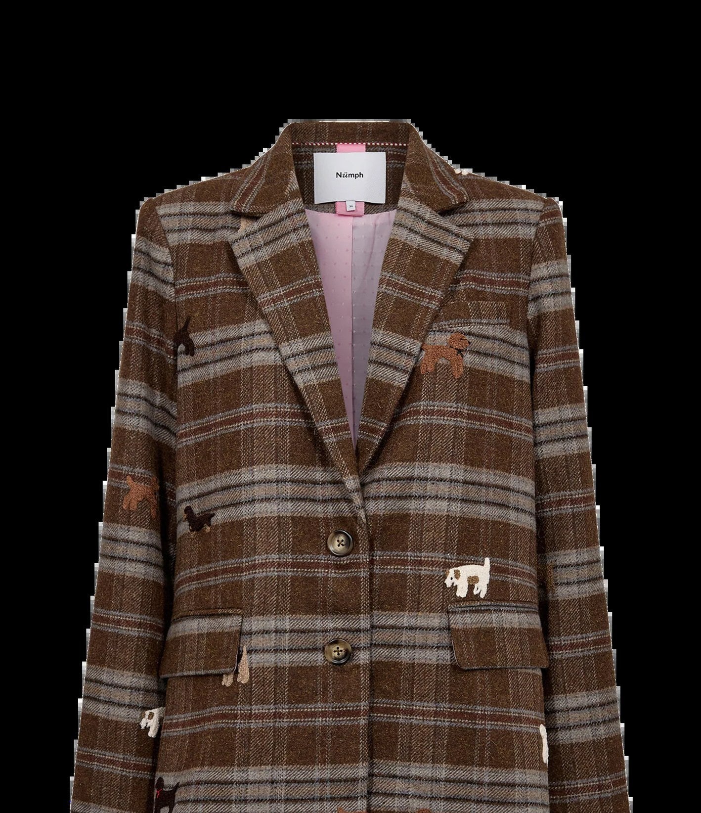 Numph Nuezma Oversize Blazer Kelp