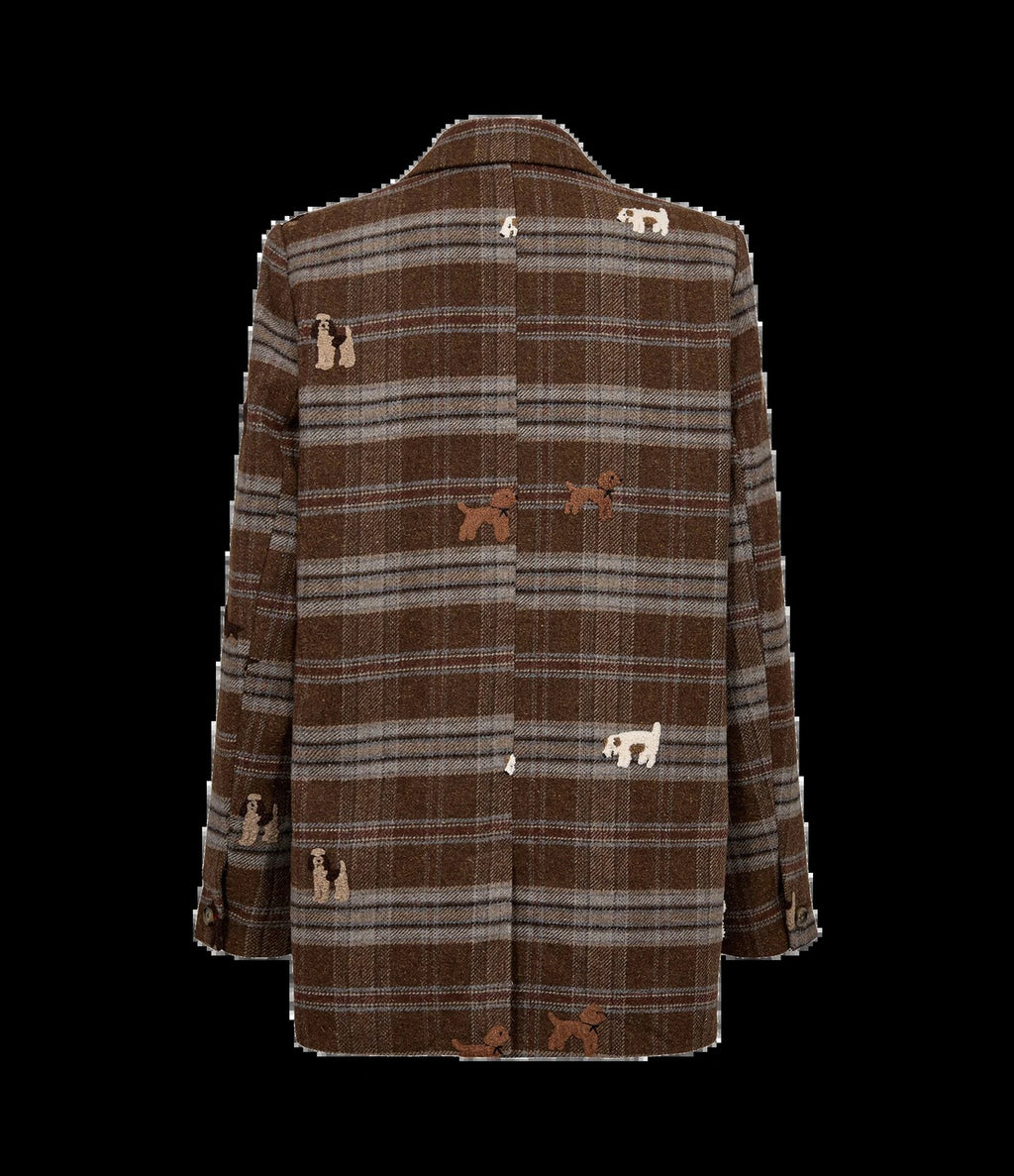 Numph Nuezma Oversize Blazer Kelp
