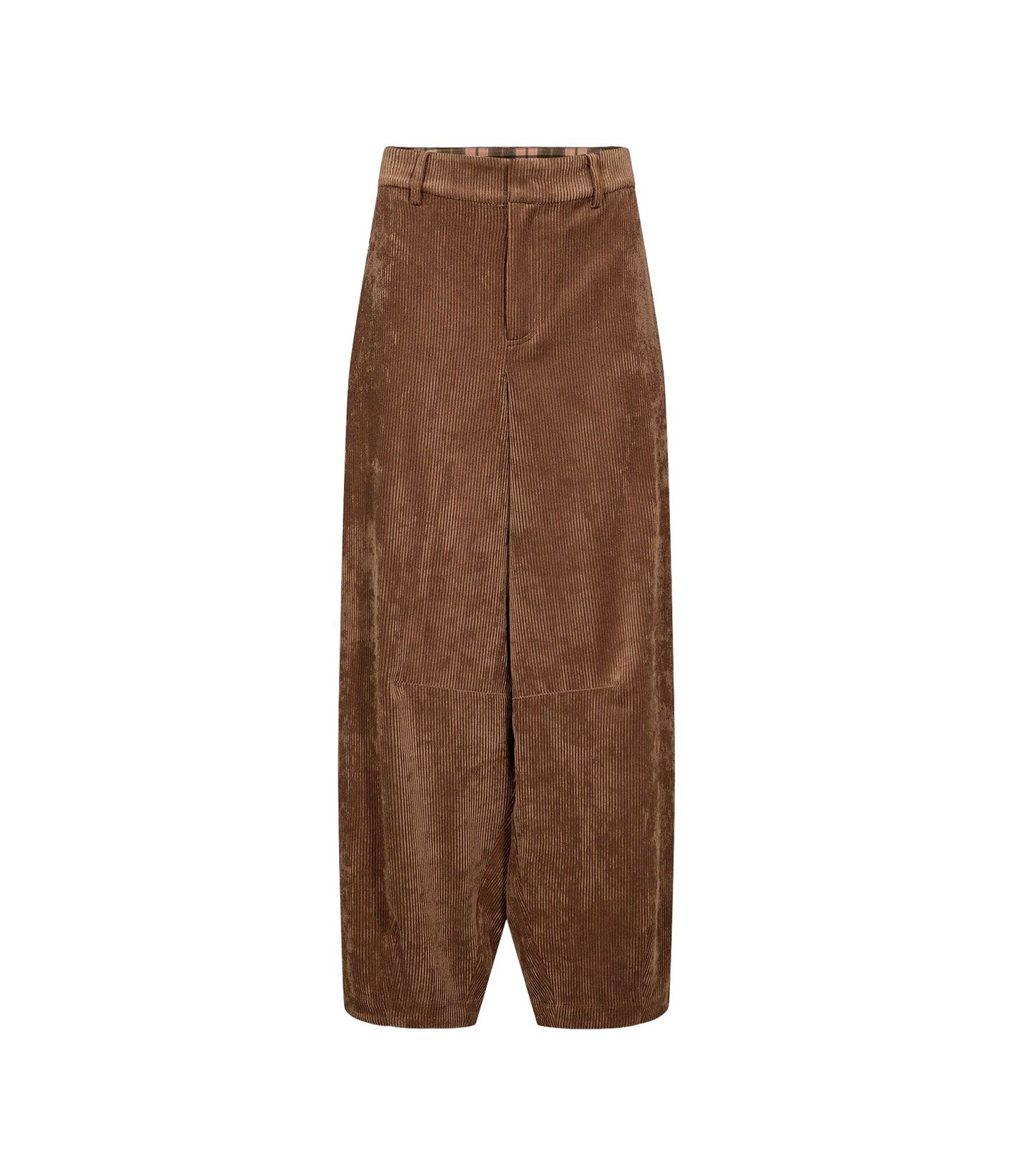 Numph Nucelise Barrel Pants Deep Taupe