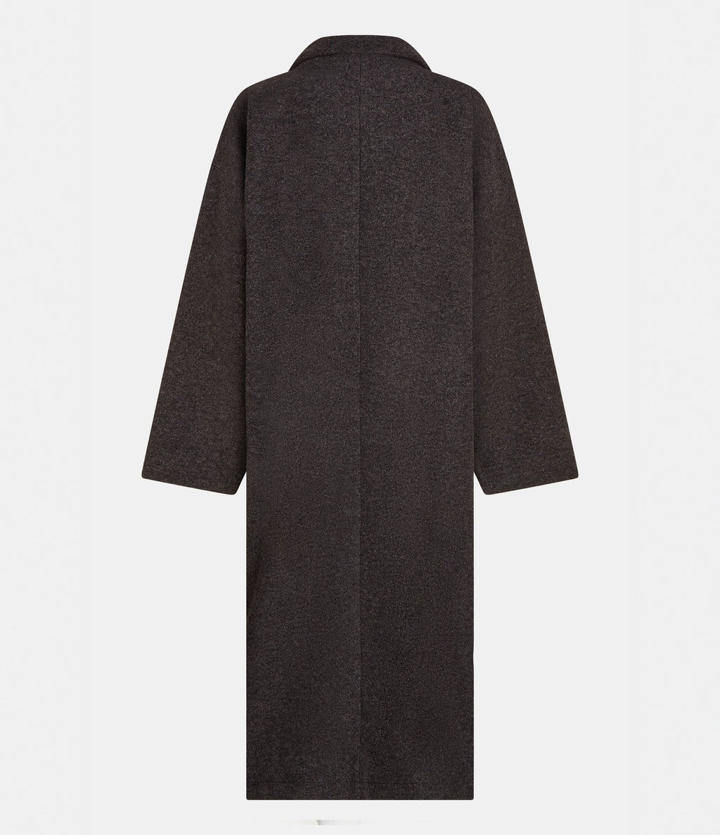 Penn & Ink Long Coat Anthracite