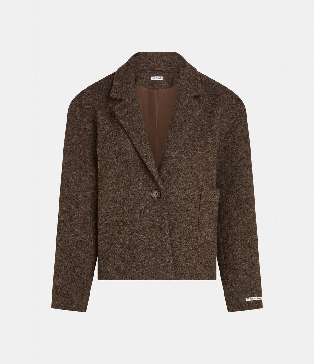 Penn & Ink Chaqueta Blazer Tabaco