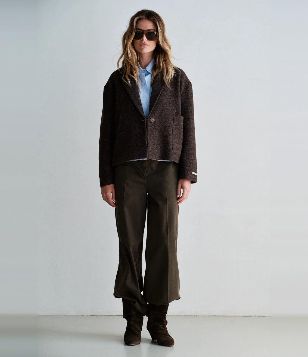 Penn & Ink Chaqueta Blazer Tabaco