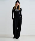Penn & Ink Pantalon Droit Noir