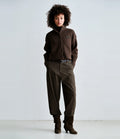 Penn & Ink Pantalon Fuselé Tabac