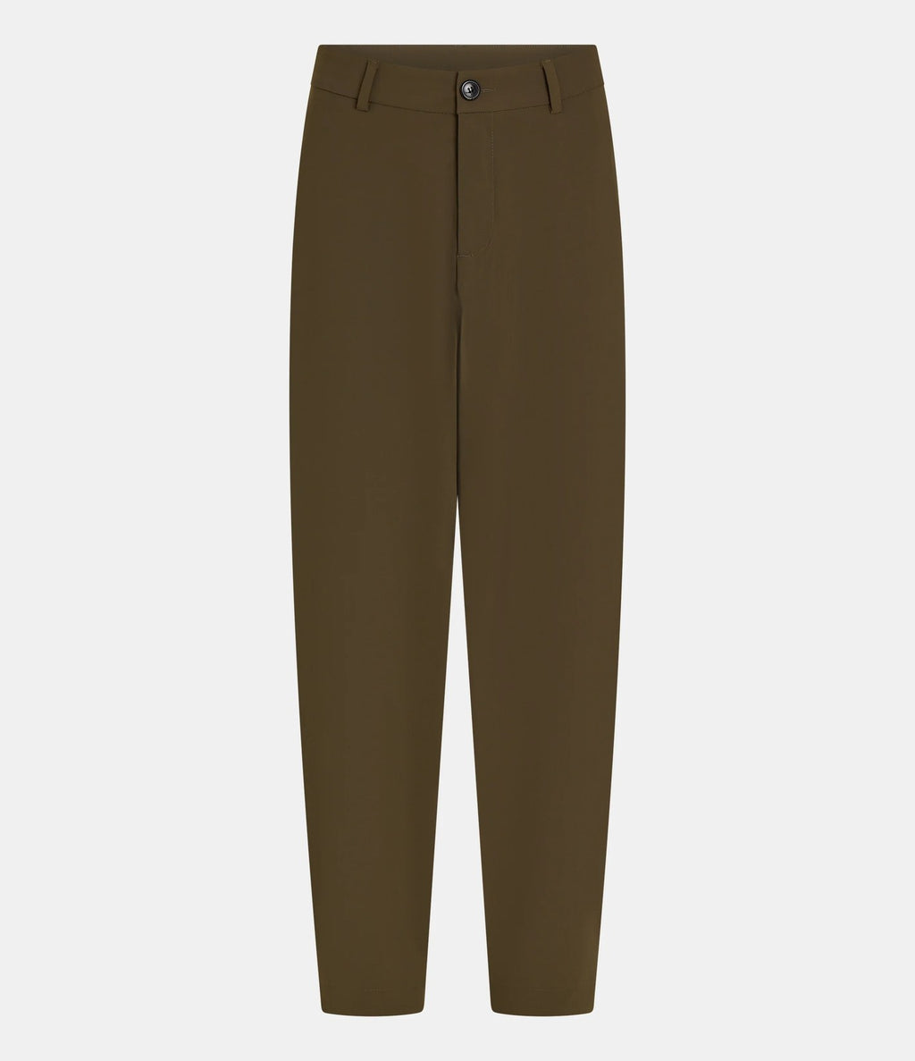 Penn & Ink Pantalon Fuselé Tabac