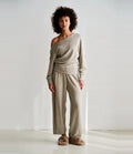 Penn & Ink Pantalon en Maille Beige