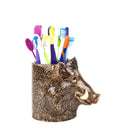 Quail Designs Wild Boar Pencil Pot
