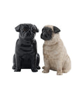 Quail Designs Fawn and Black Pug Salt and Pepper Set